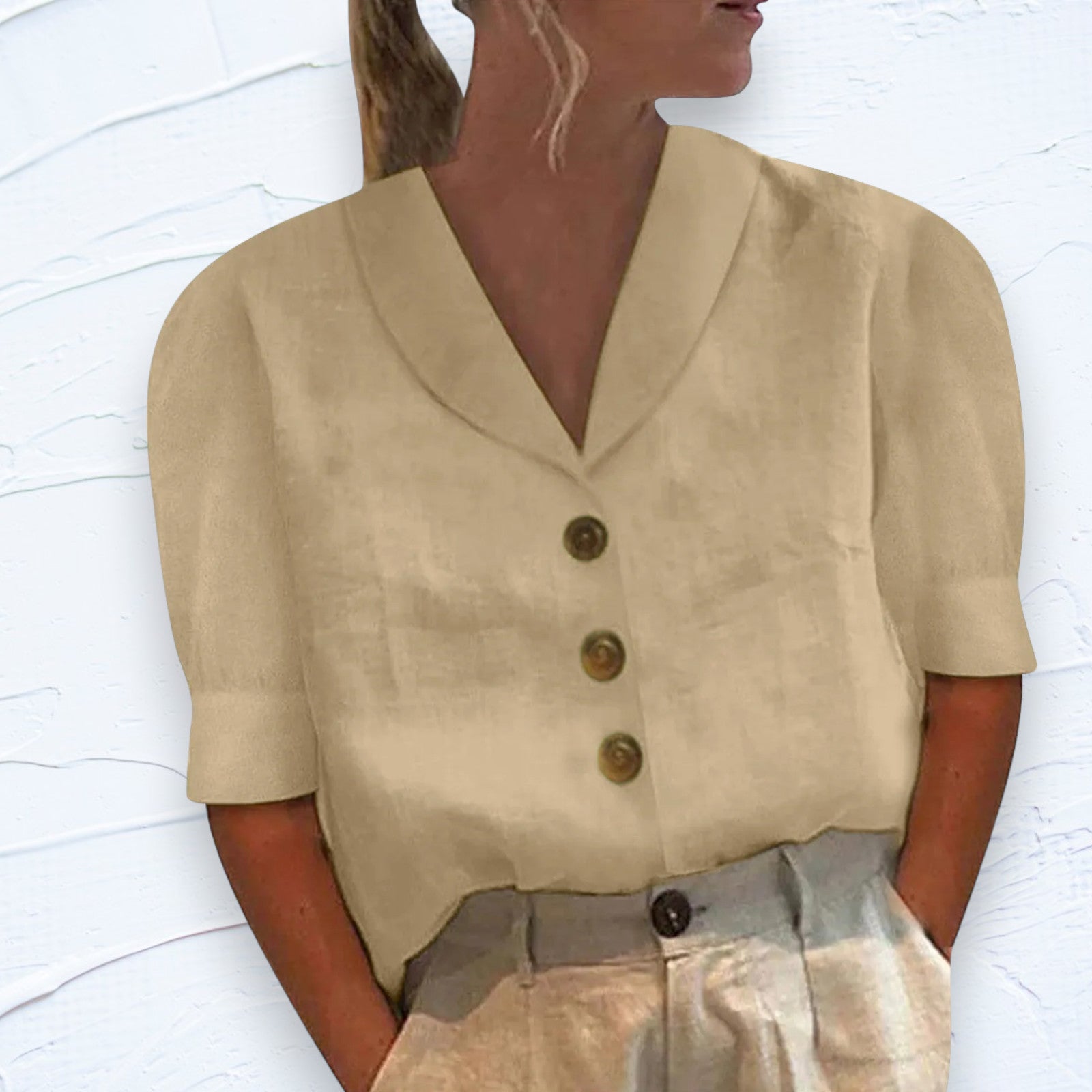 Céline - Blouse estivale fluide avec coupe moderne