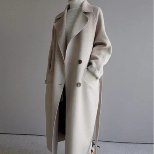Nadine | Manteau Élégant Long Oversize