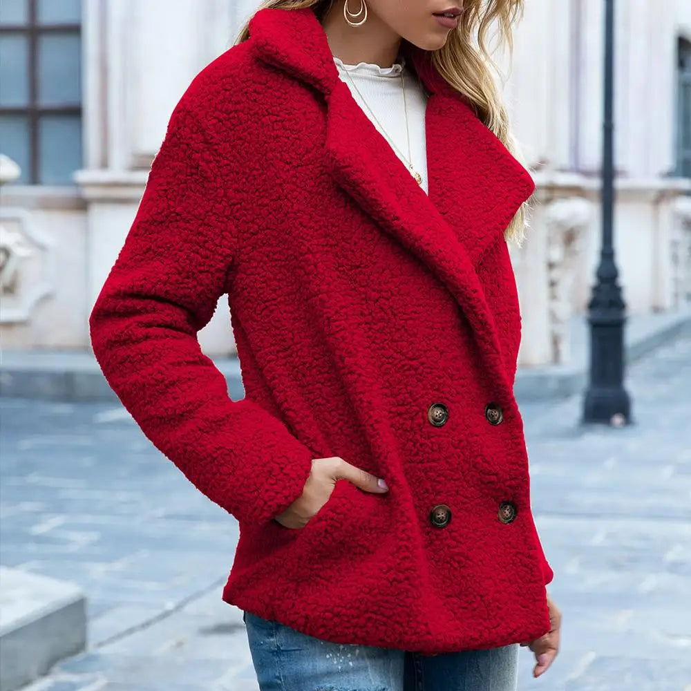 Chantal - Manteau Chic Teddy