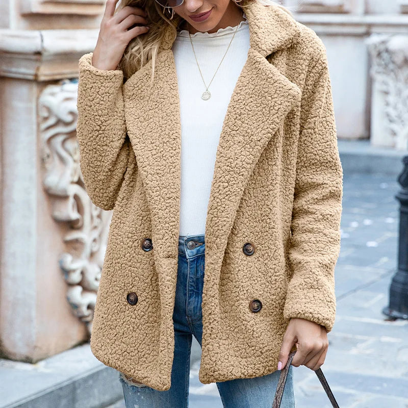 Chantal - Manteau Chic Teddy