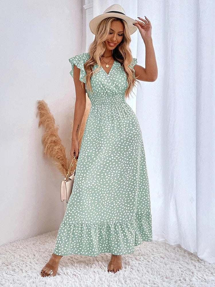 Sandra - Robe Maxi Flatteuse
