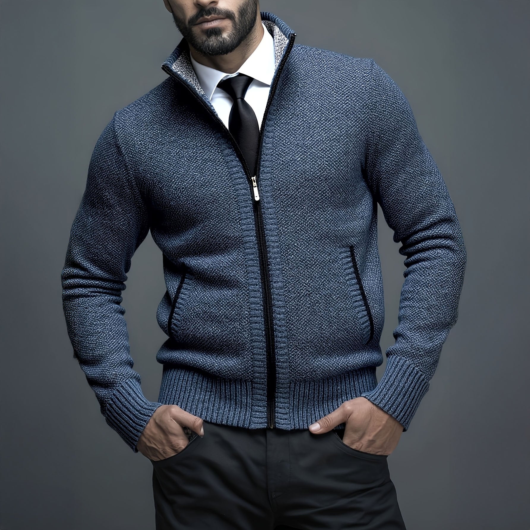 Hugo - Gilet Luxe Fermeture Homme