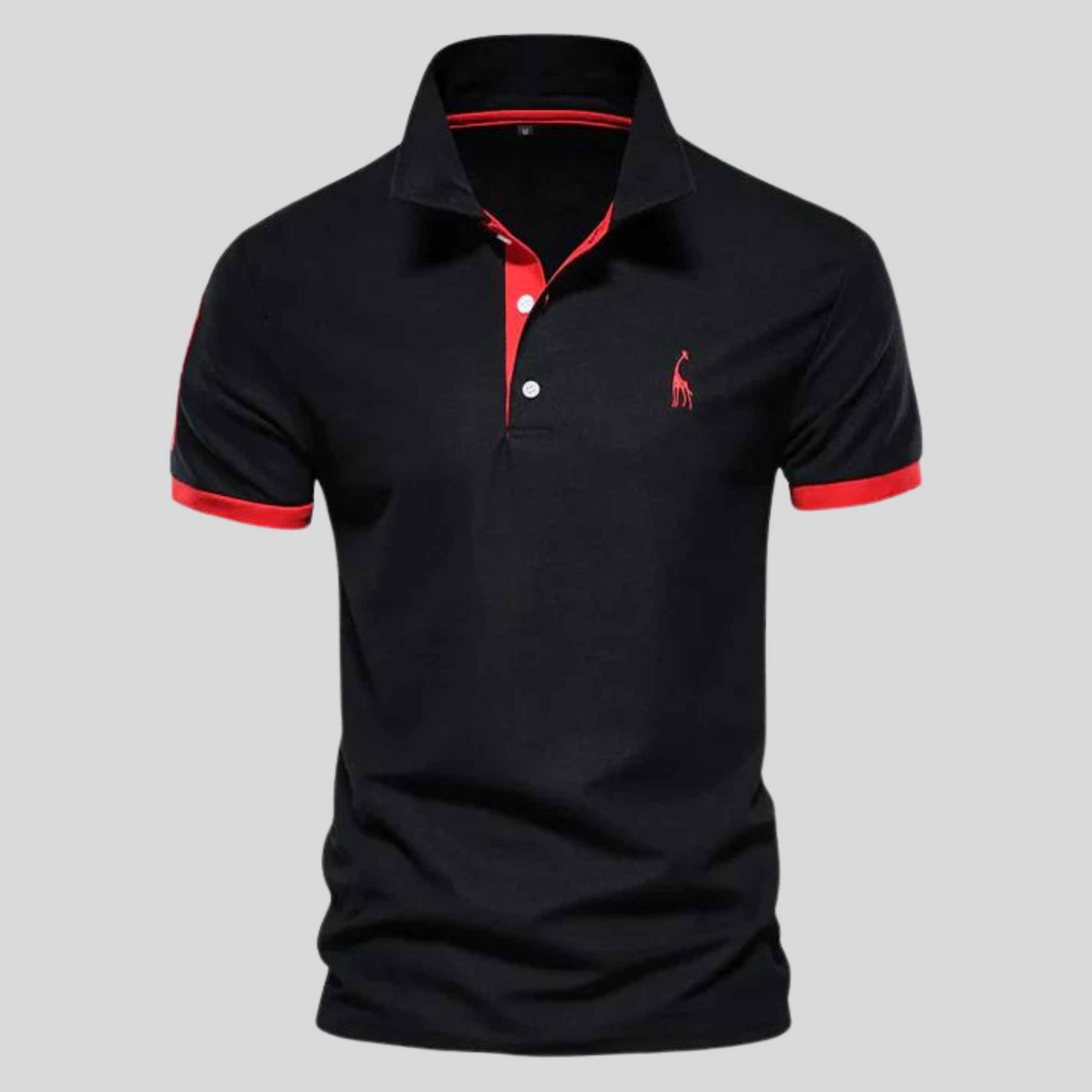 Rico - Polo Bicolore Manches Courtes Slim Fit Homme