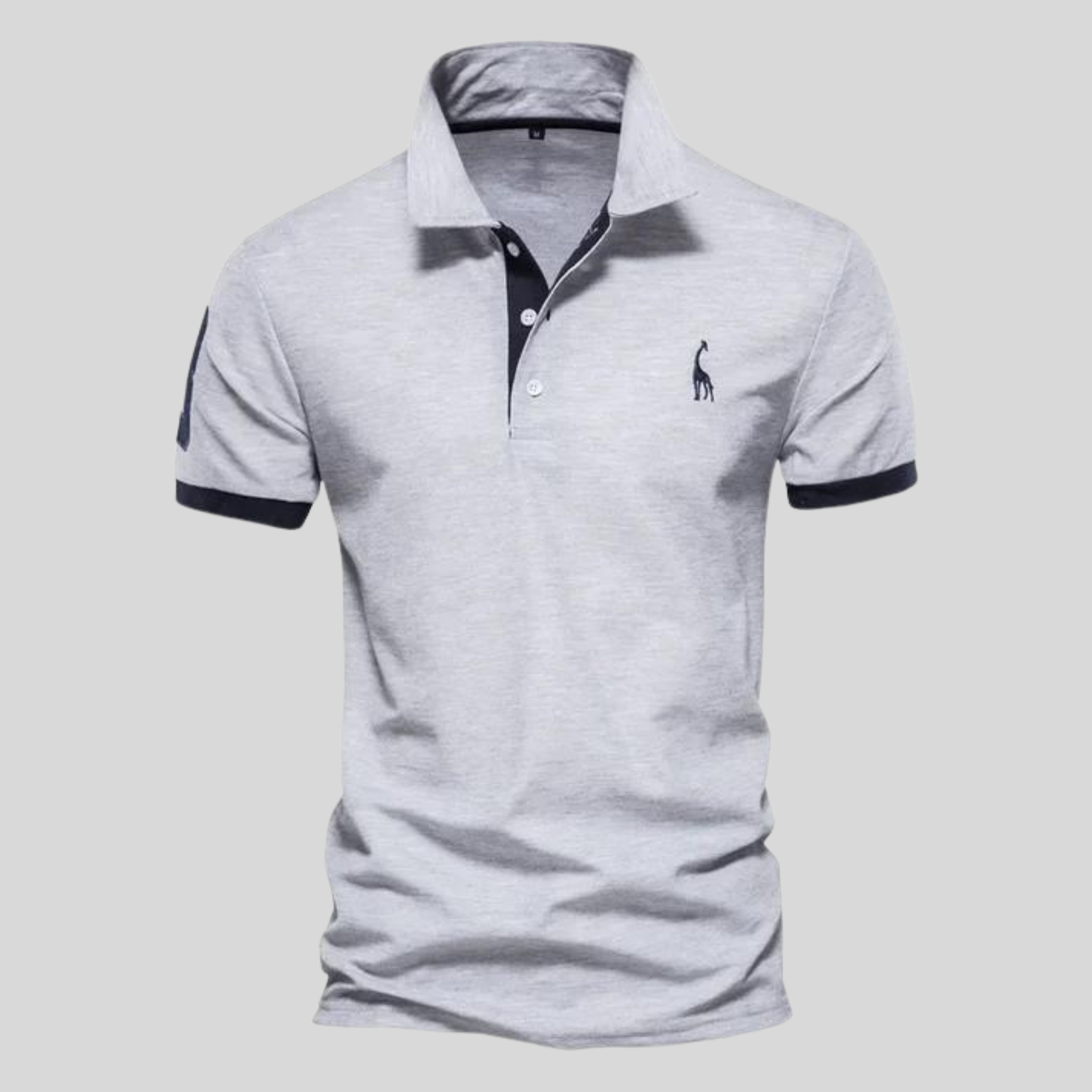 Rico - Polo Bicolore Manches Courtes Slim Fit Homme