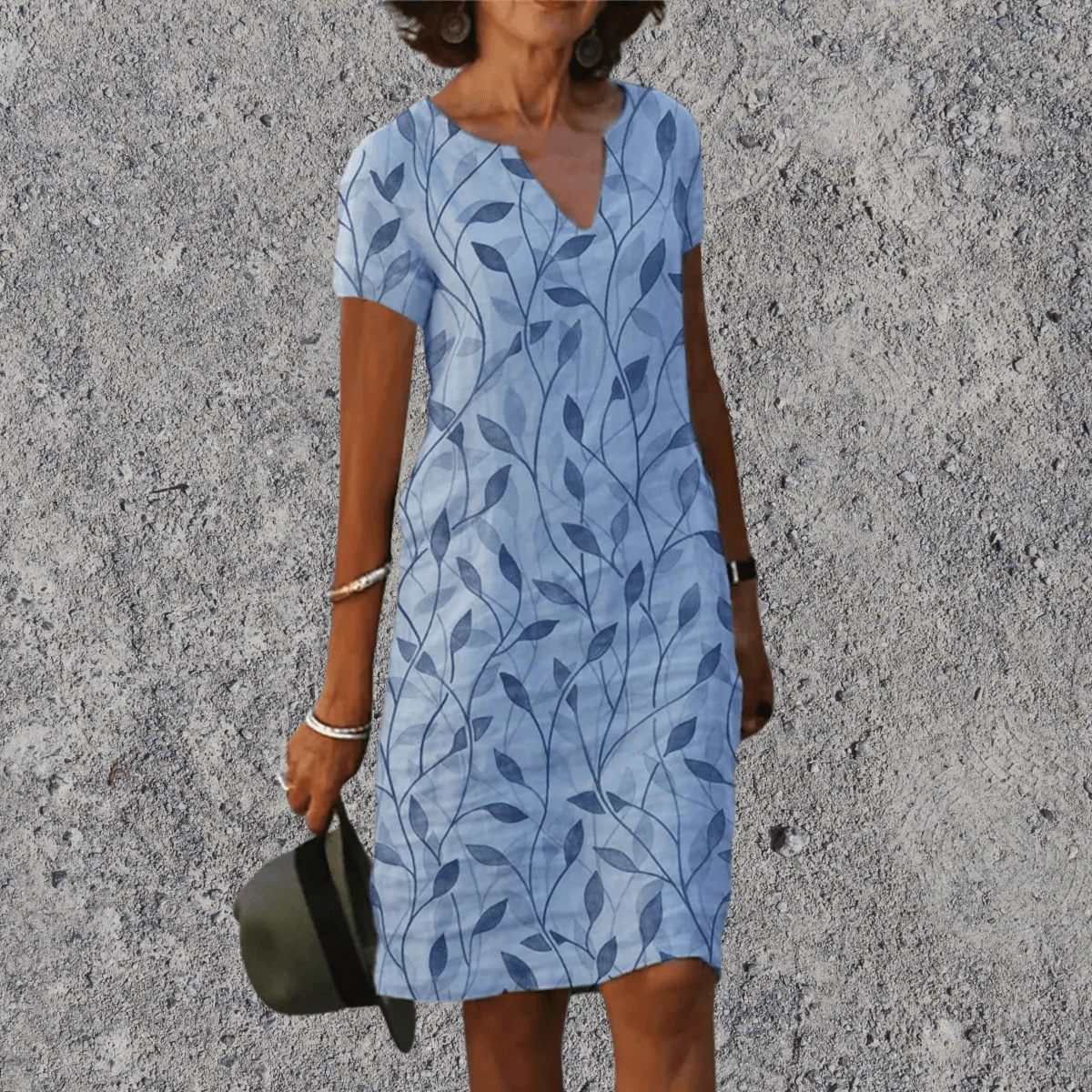 Aurélie - Robe Midi d'Été Fluide