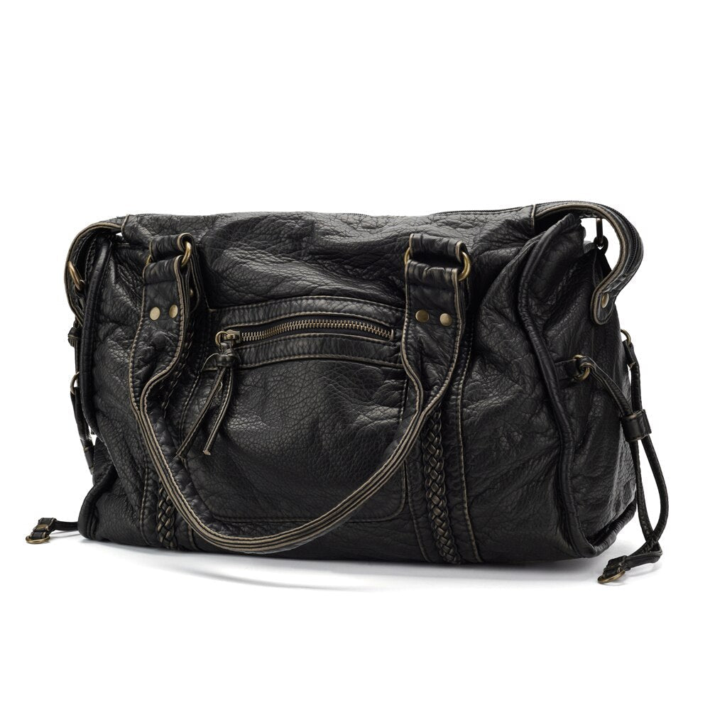 Rachel - Sac Main Noir Femme