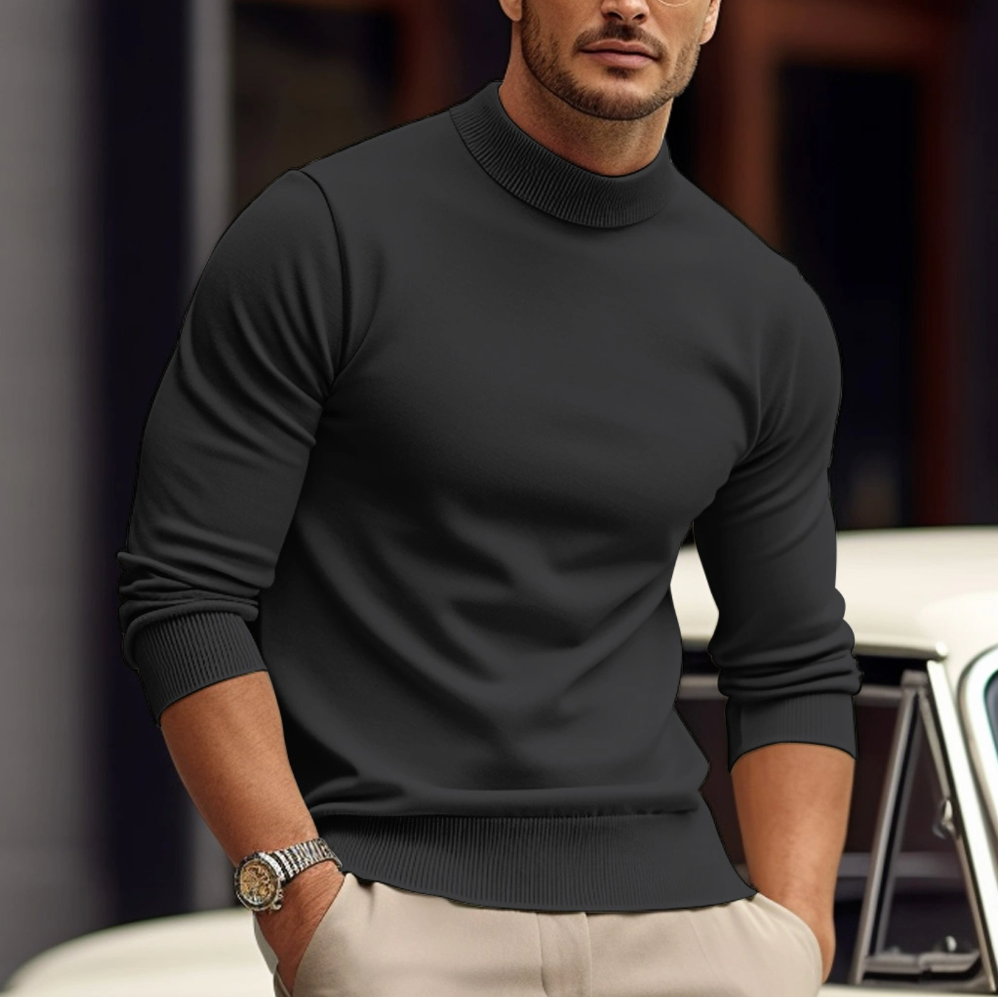 Pierre - Pull décontracté élégant pour homme