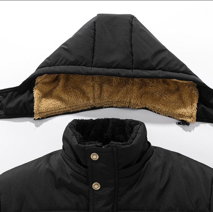 Thomas – Manteau en peluche pour homme, confortable et pratique avec poches