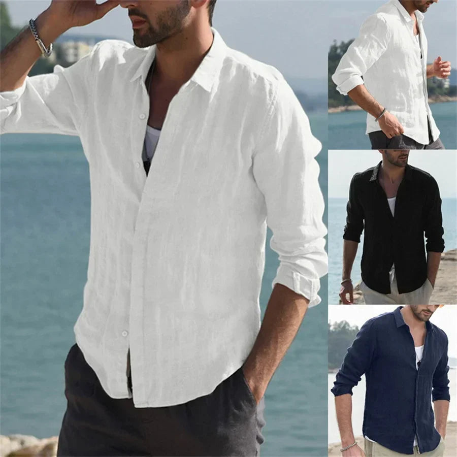 Bram - Chemise en Coton Léger - Décontracté - Hommes-2