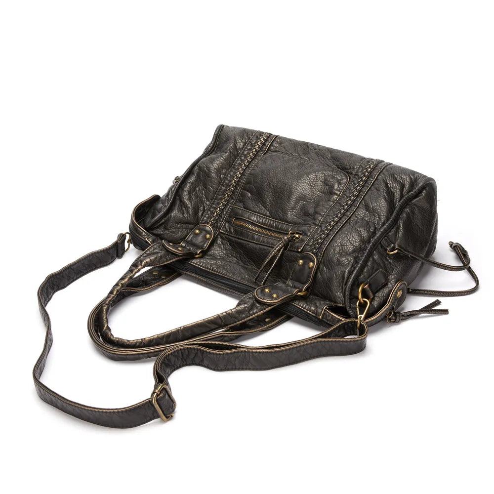 Rachel - Sac Main Noir Femme