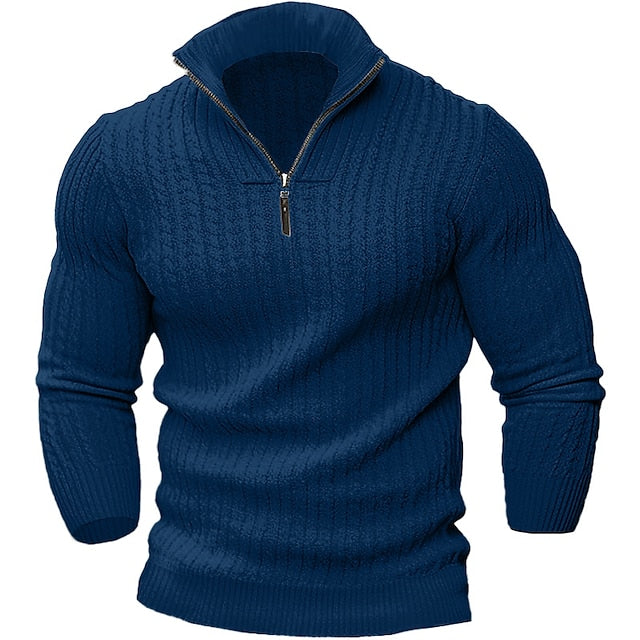 Mathis - Pull homme à demi-zip