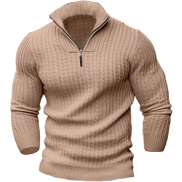 Mathis - Pull homme à demi-zip