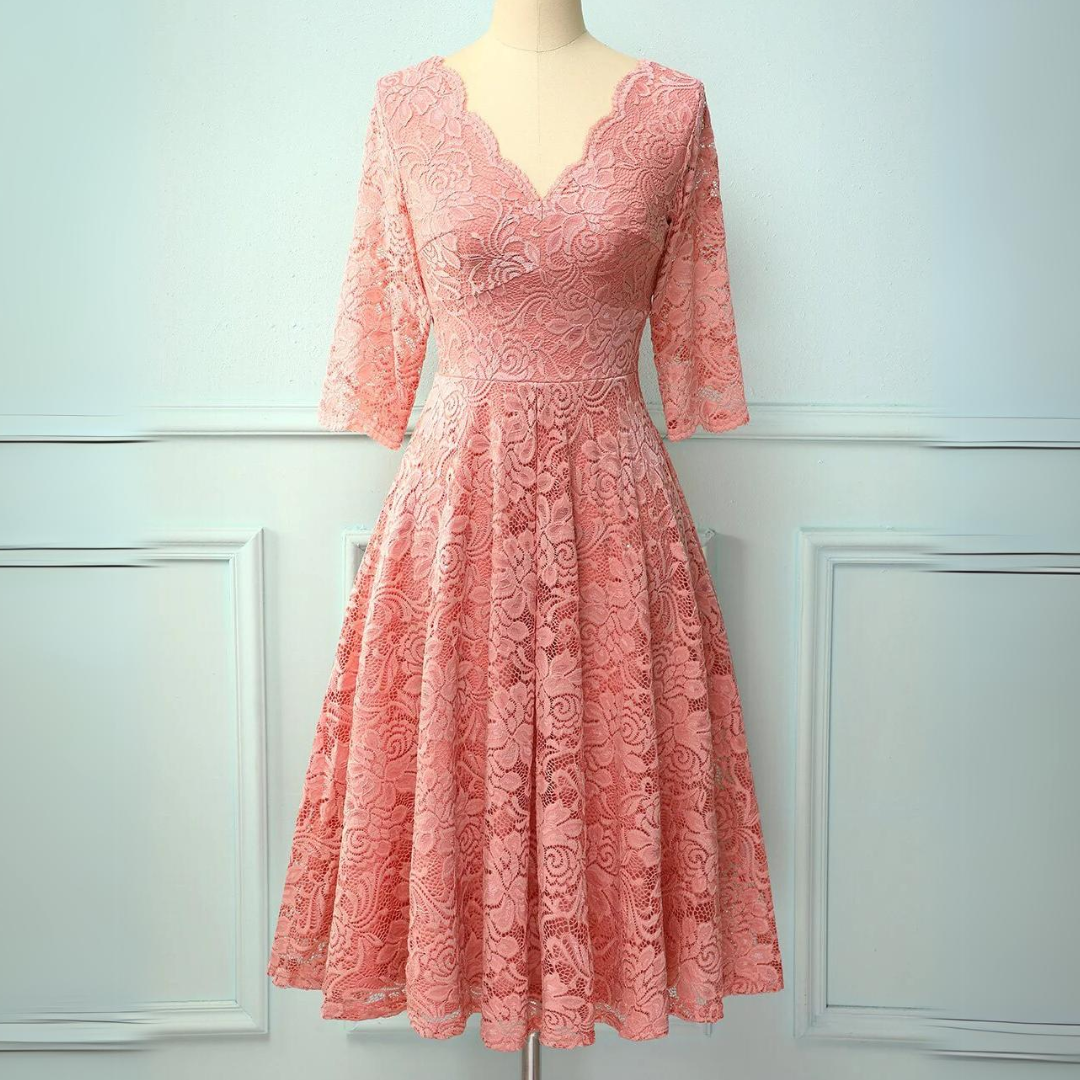 Charlotte - Robe D'Été Légère Mi-Longue Imprimée Femme