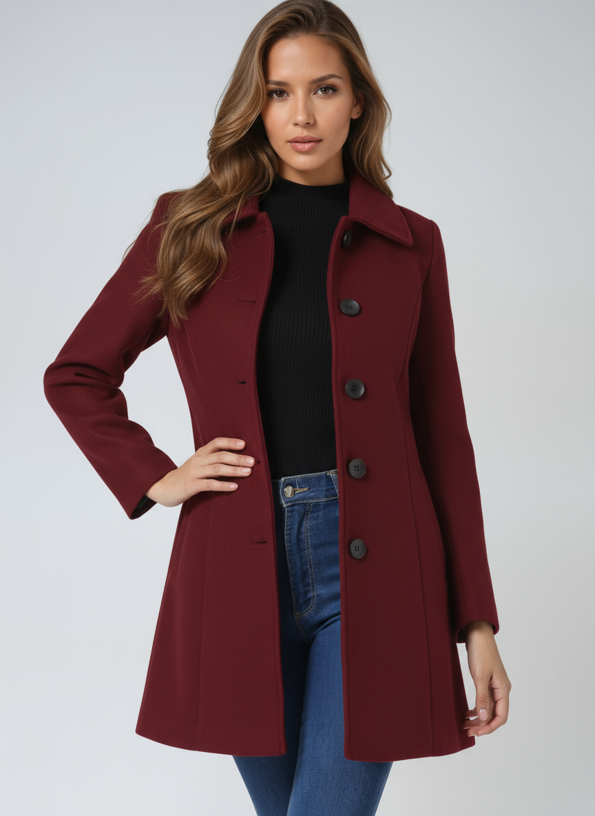 Romane – Trench d’hiver femme élégant