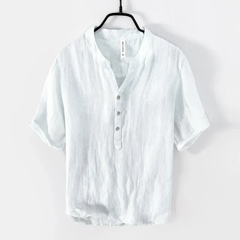 Image variant pour Joren - Chemise en lin - Moderne - Hommes-13