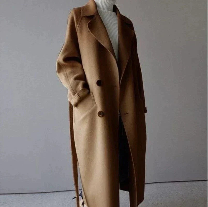 Valérie | Manteau Élégant Laine Chaud
