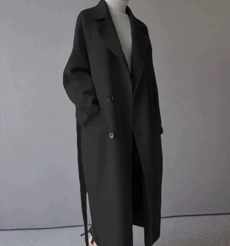 Valérie | Manteau Élégant Laine Chaud