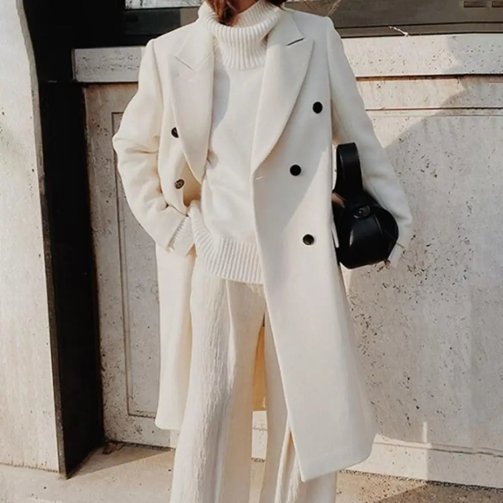 Léa - Manteau femme long élégant