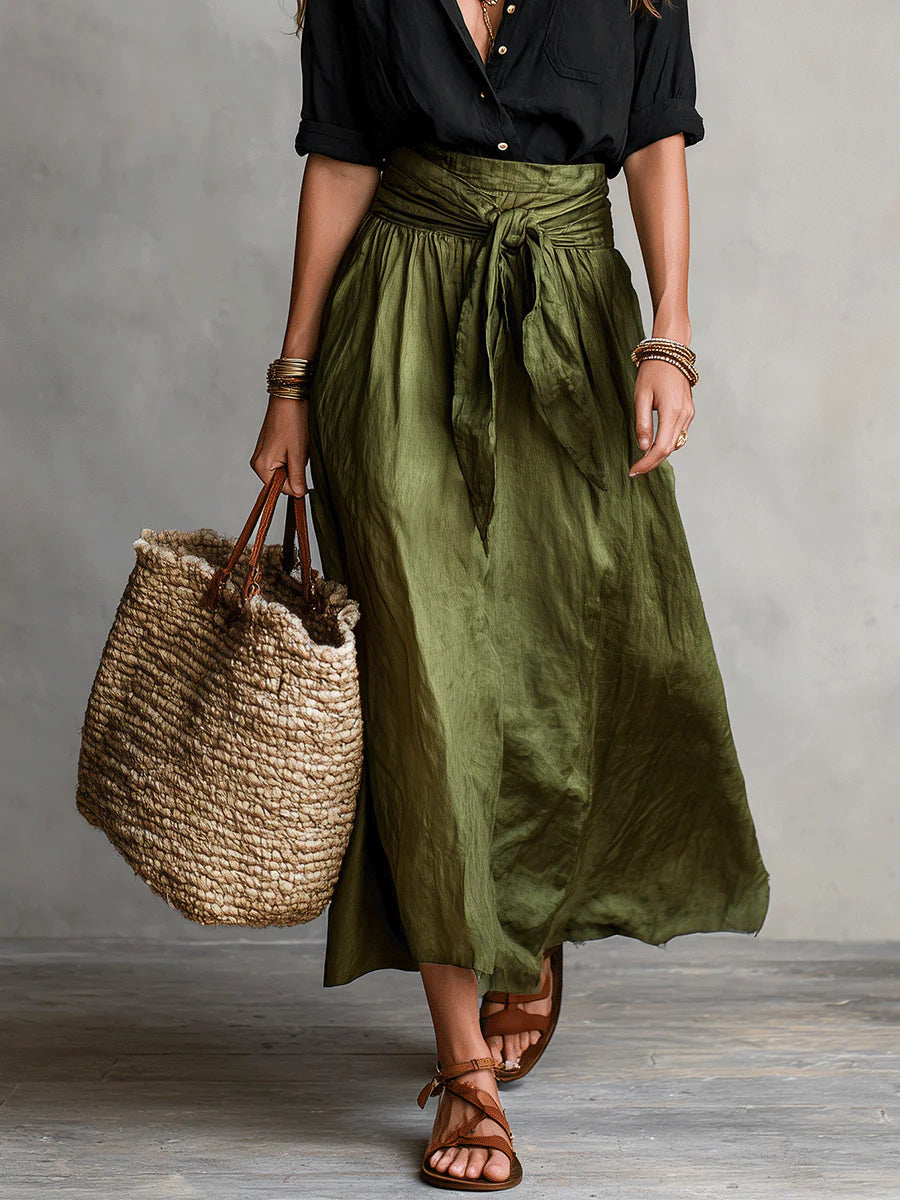 Ensemble Femme Chemise Et Jupe Longue - Avada