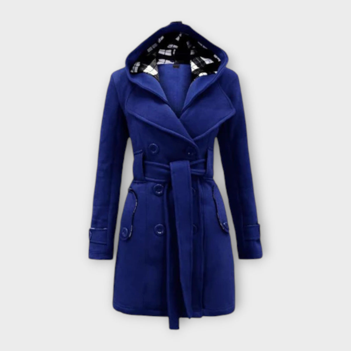 Priya | Manteau Élégant Chaud Ceinturé