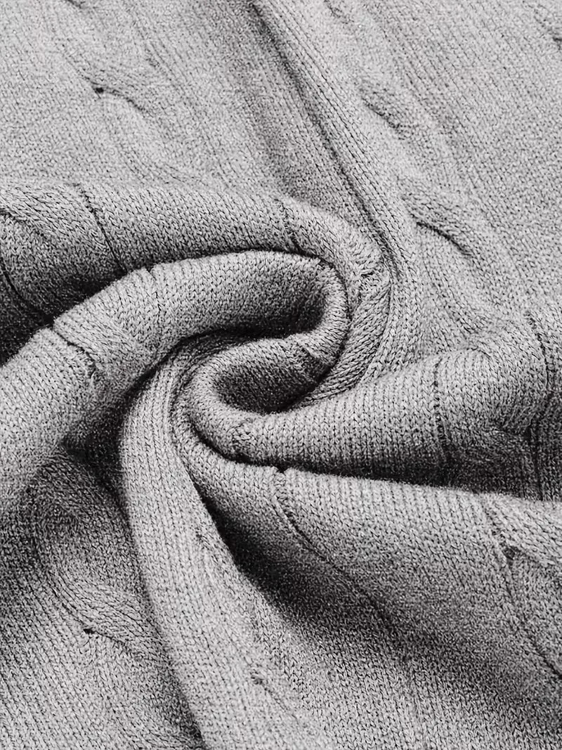 Sébastien - Pull Classique Torsadé Sans Manches