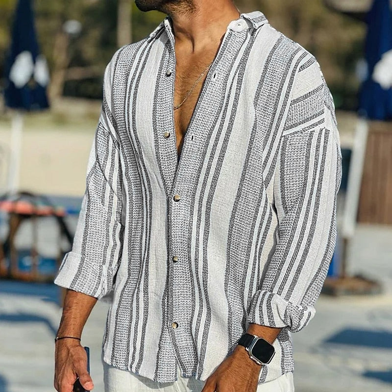 Rémy - Chemise Rayée Vintage