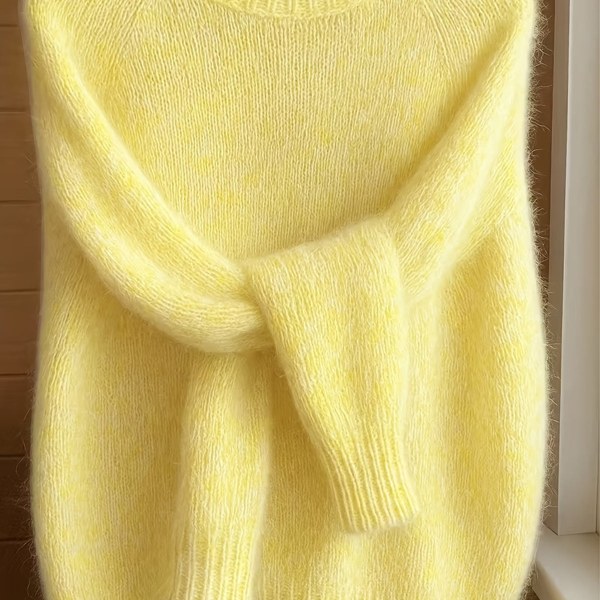 Émilie - Pull Raffiné Col Rond Oversize