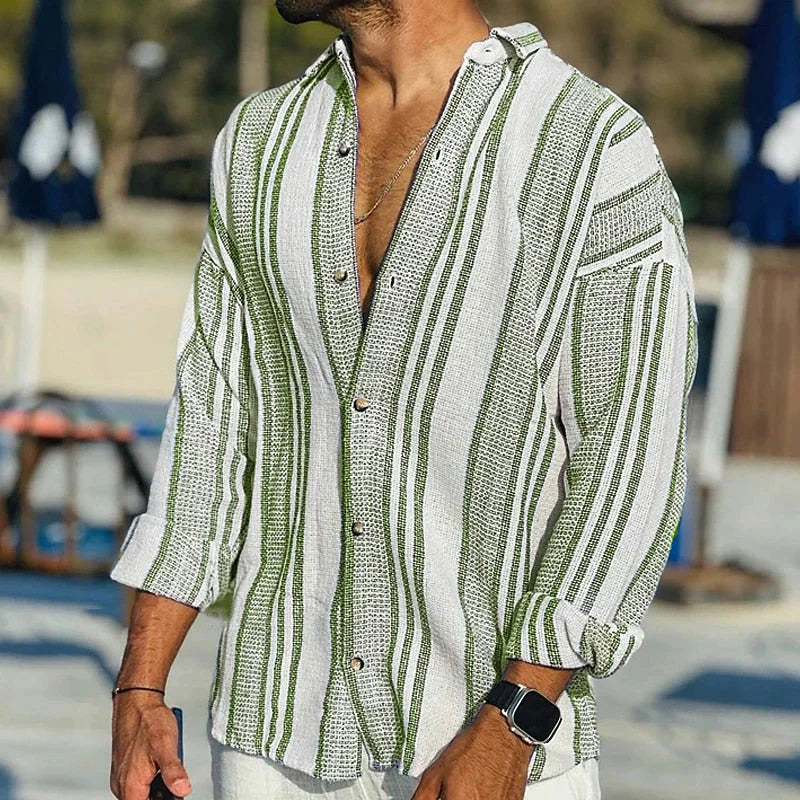 Rémy - Chemise Rayée Vintage