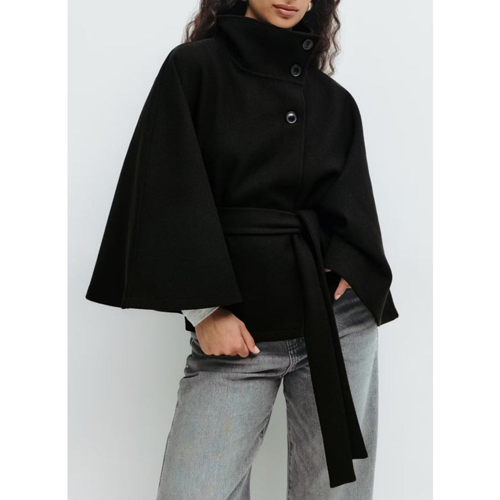 Sophie | Manteau Élégant Cape Ceinturé
