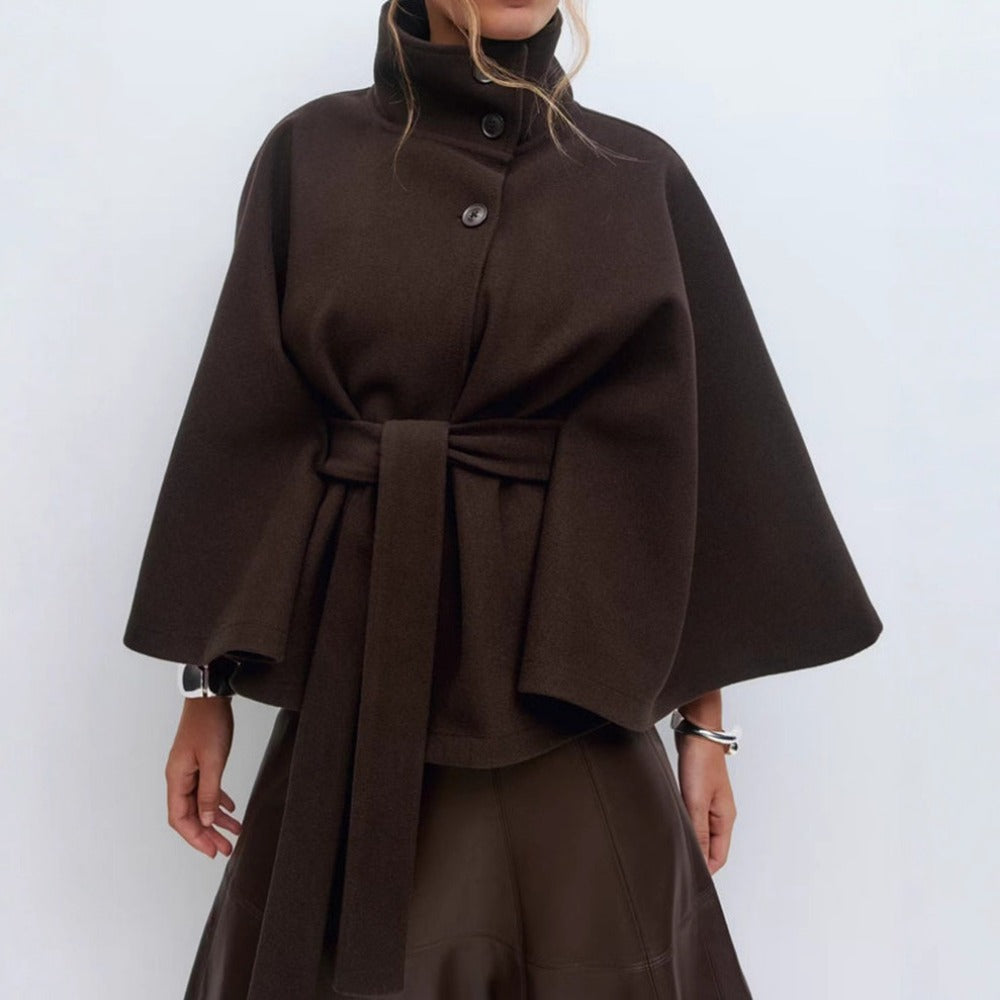 Sophie | Manteau Élégant Cape Ceinturé