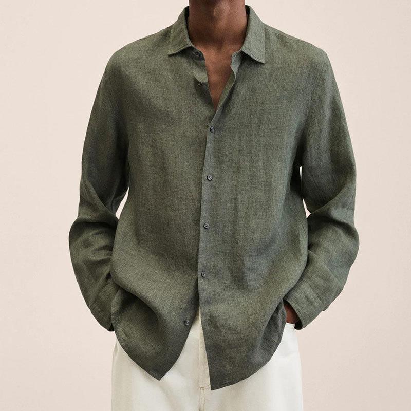 Image variante pour Hilaire - Chemise en lin - Coupe décontractée - Hommes-31