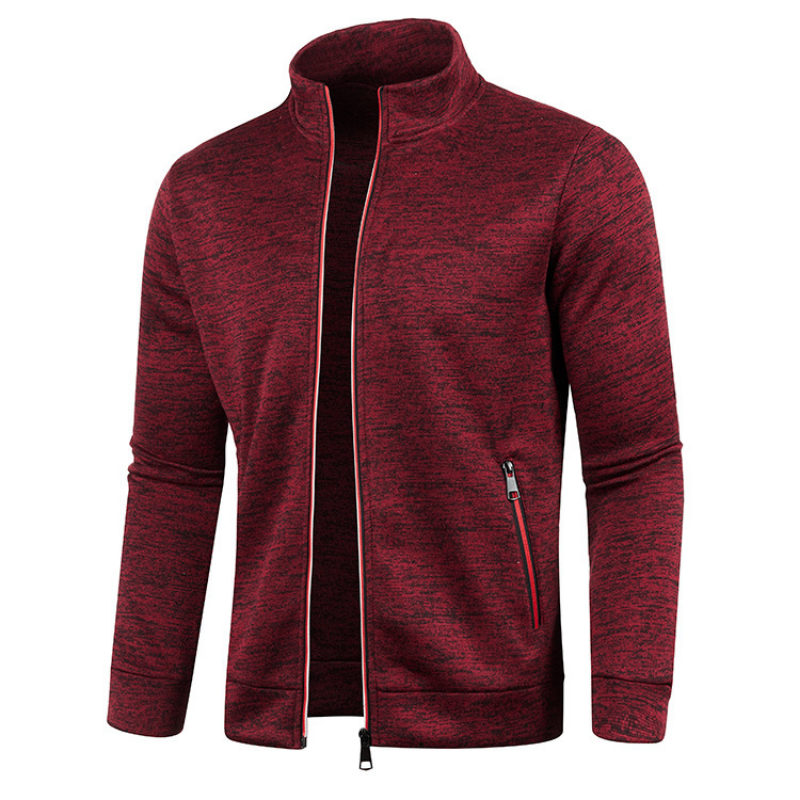 Julien - Veste Moderne Zippée Col Montant