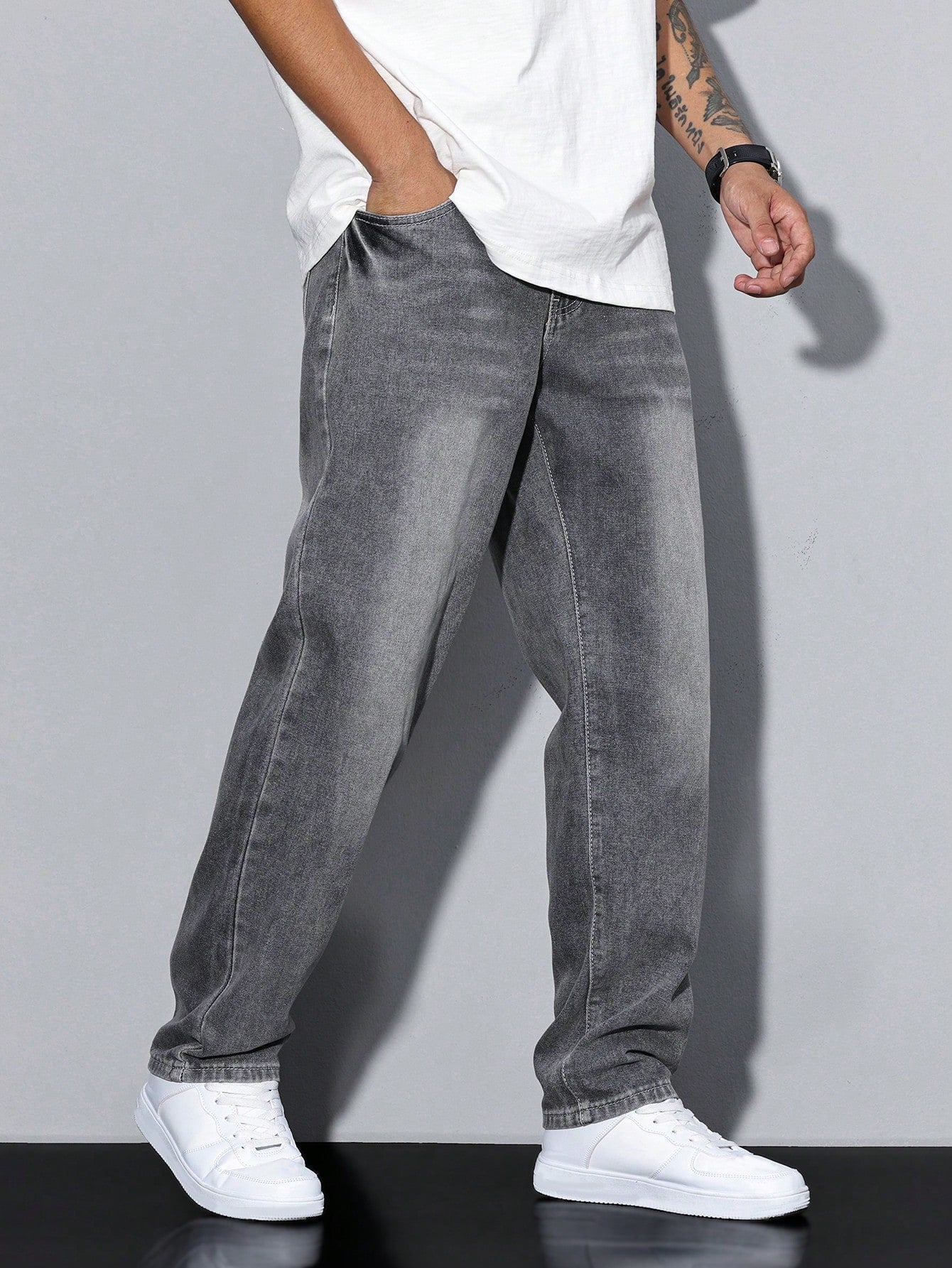 Fernando - Jean Baggy Confortable Homme