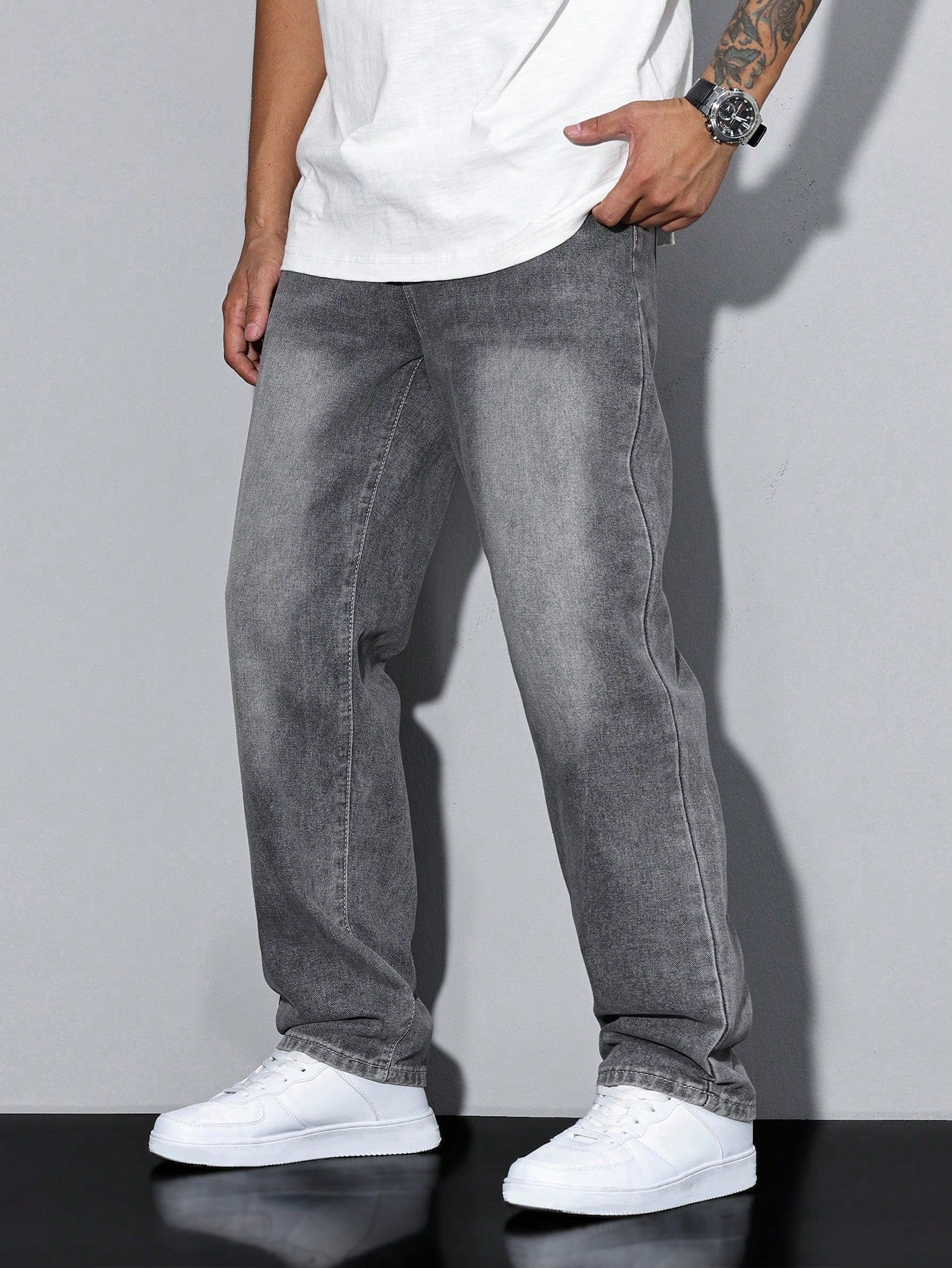 Fernando - Jean Baggy Confortable Homme