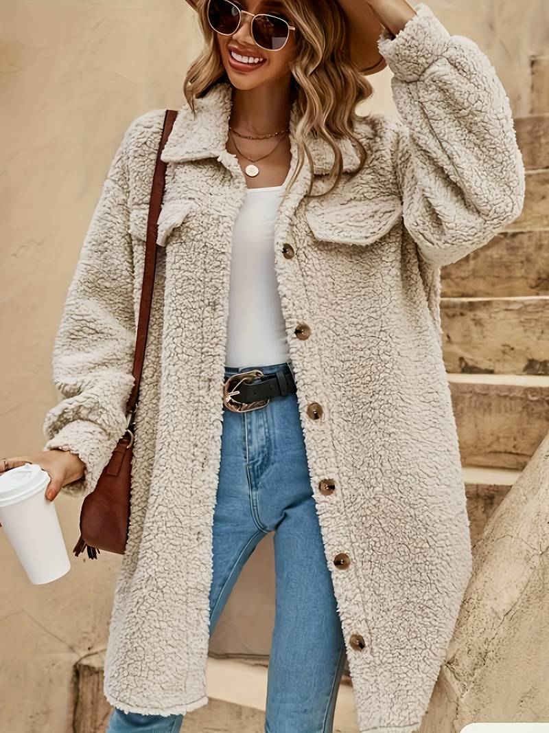 Cléa - Manteau femme chaud long