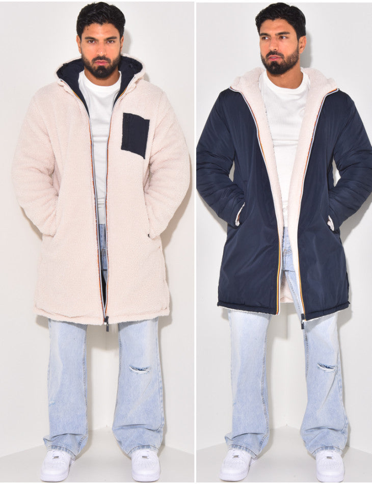 Nicolas - Manteau Chic Teddy Long