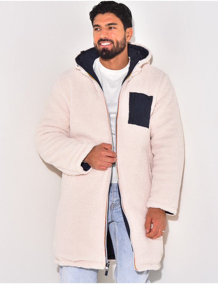 Nicolas - Manteau Chic Teddy Long