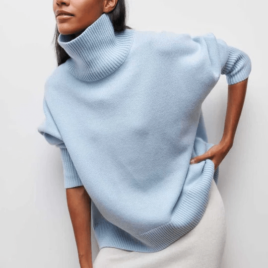 Aline – Pull oversize en coton, élégant et chaud