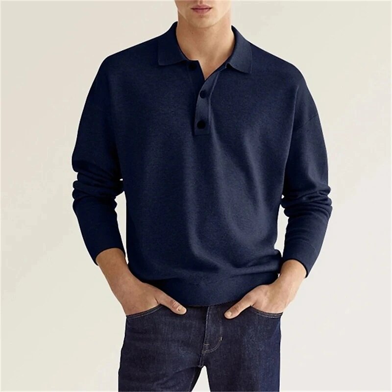 Homme Polo Manches Longues