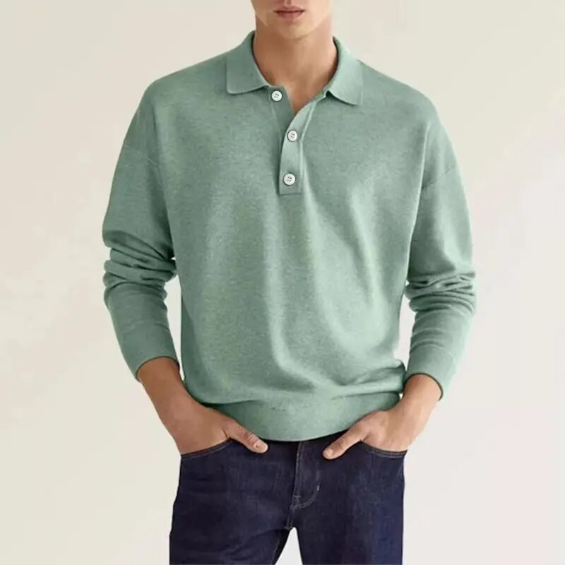 Homme Polo Manches Longues