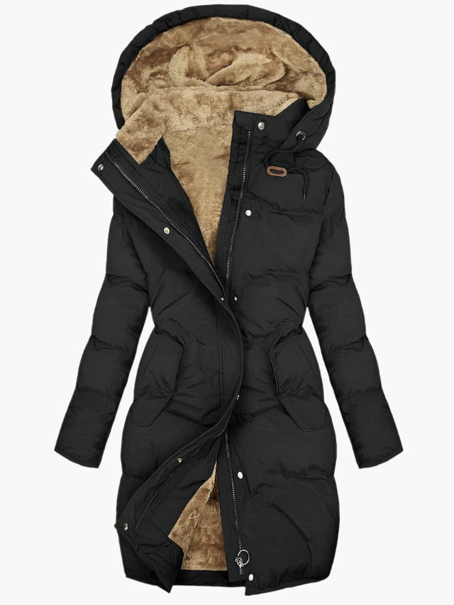 Chloé - Parka Élégante Longue Fourré