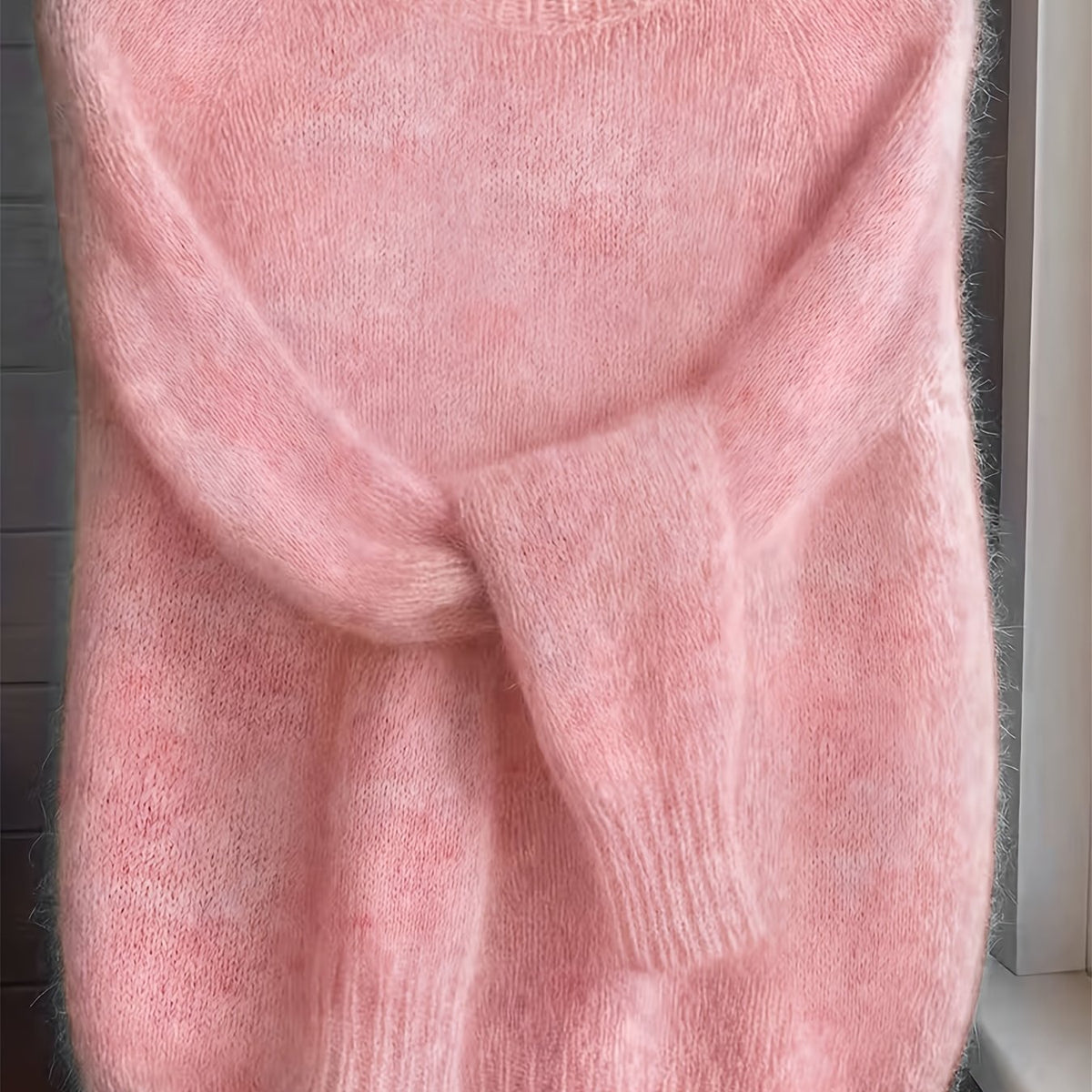 Émilie - Pull Raffiné Col Rond Oversize