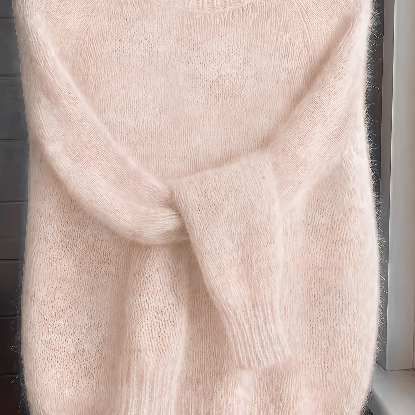 Émilie - Pull Raffiné Col Rond Oversize