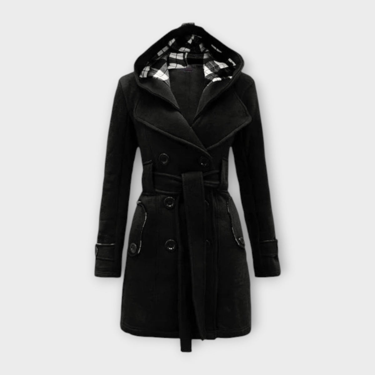 Priya | Manteau Élégant Chaud Ceinturé