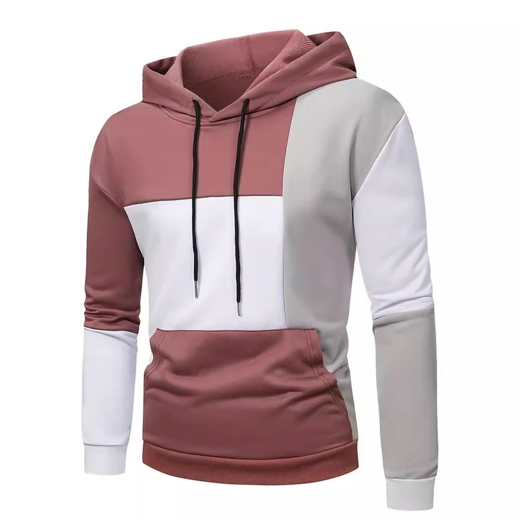 Victor – Hoodie à blocs de couleur pour homme, style moderne et tendance