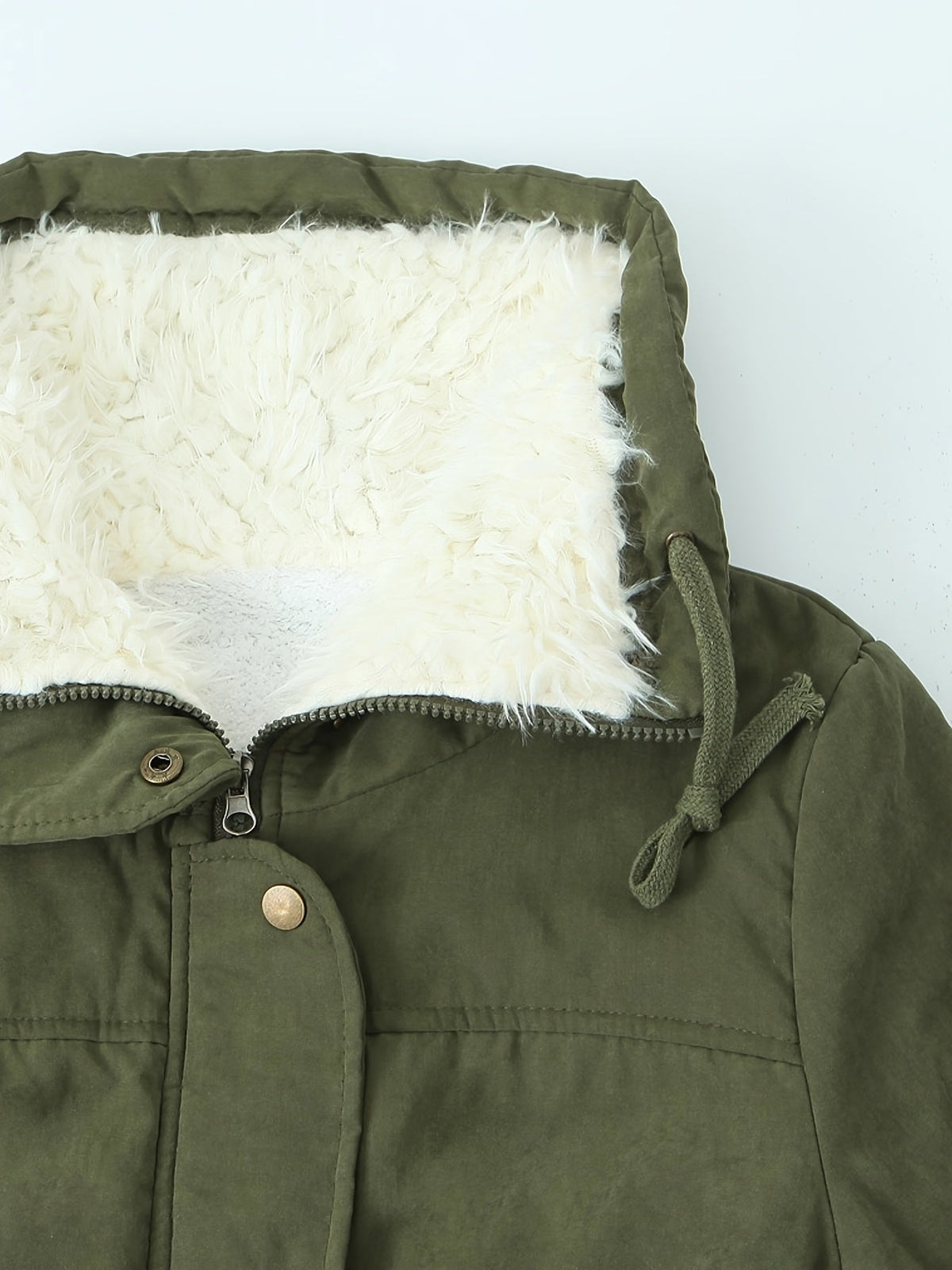 Sylvie - Parka Féminine Courte Col Fourré