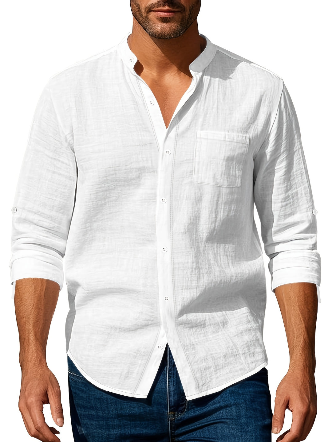Lucas - Chemise en Lin Casual Homme
