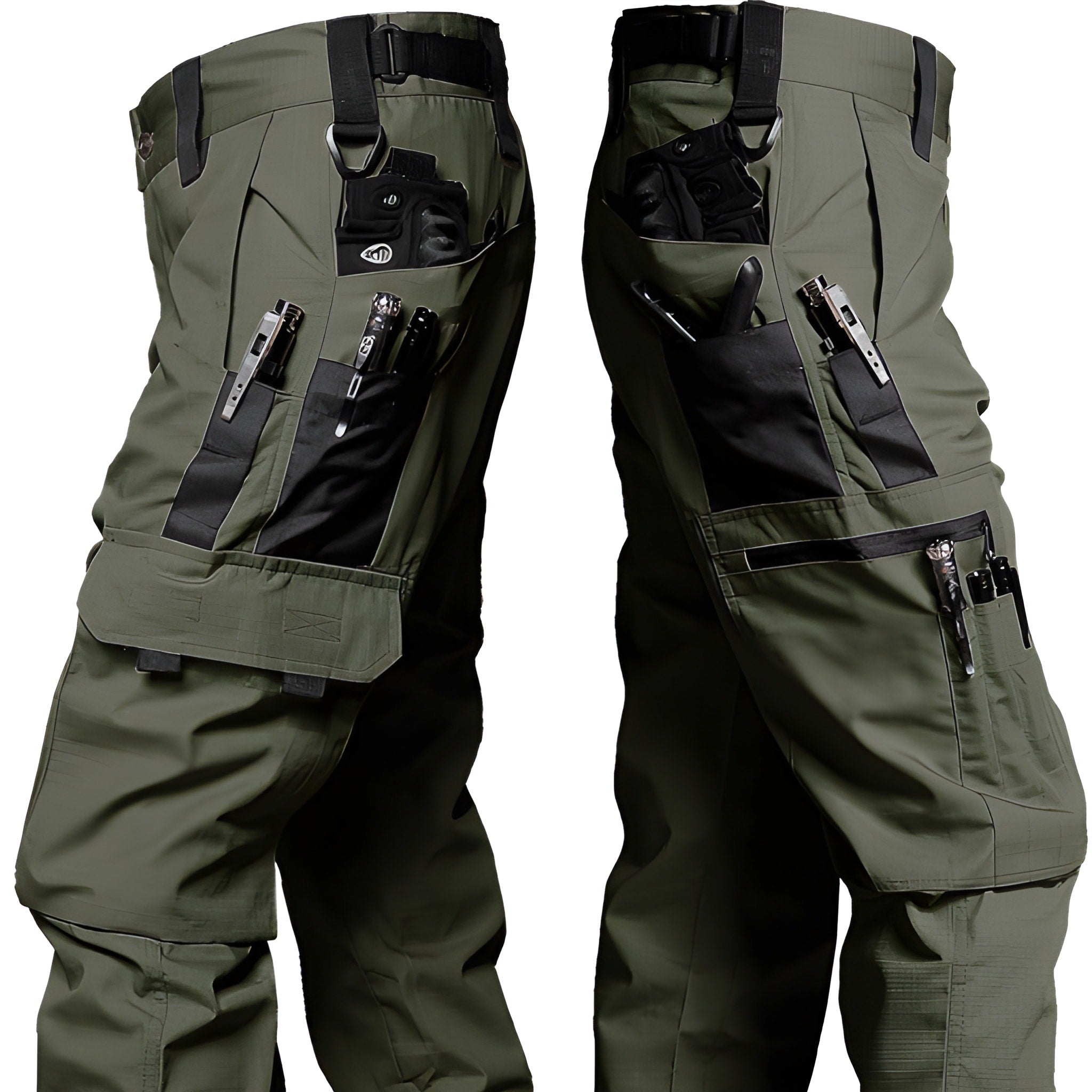 Ricardo - Pantalon Cargo Tactique Homme