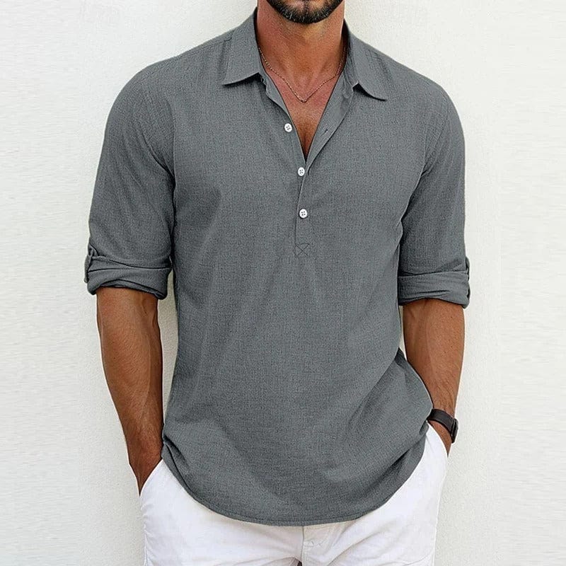 Tomas - Polo Lin Casual Homme