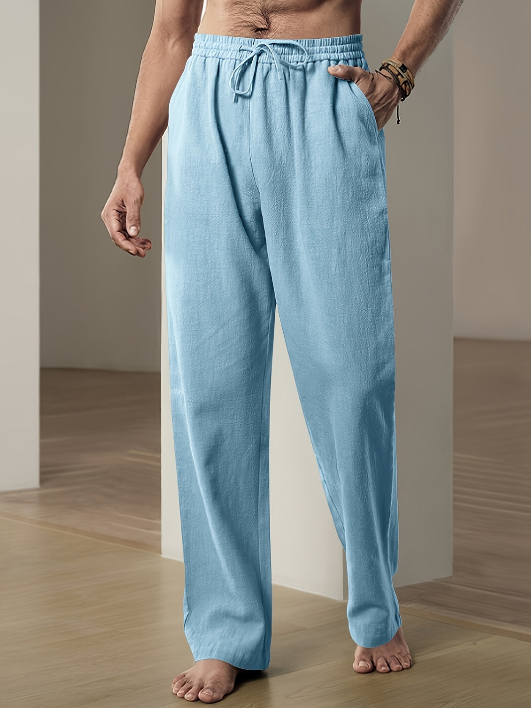 Antonio - Pantalon Lin Léger Homme